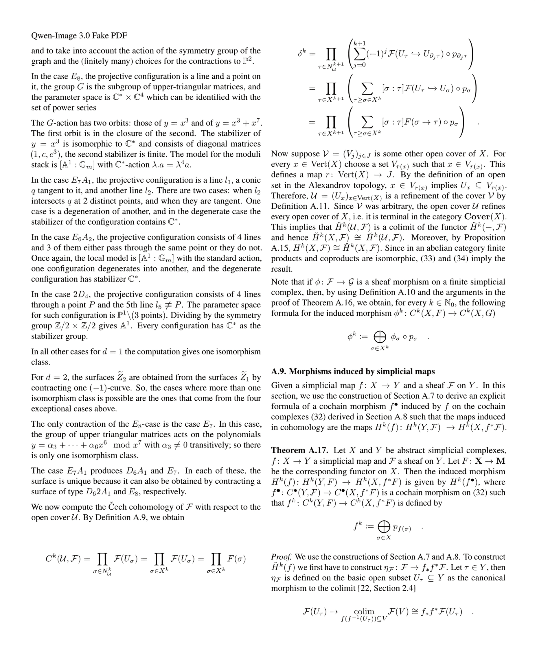 包含數學公式與結構化文字分欄的學術論文頁面。