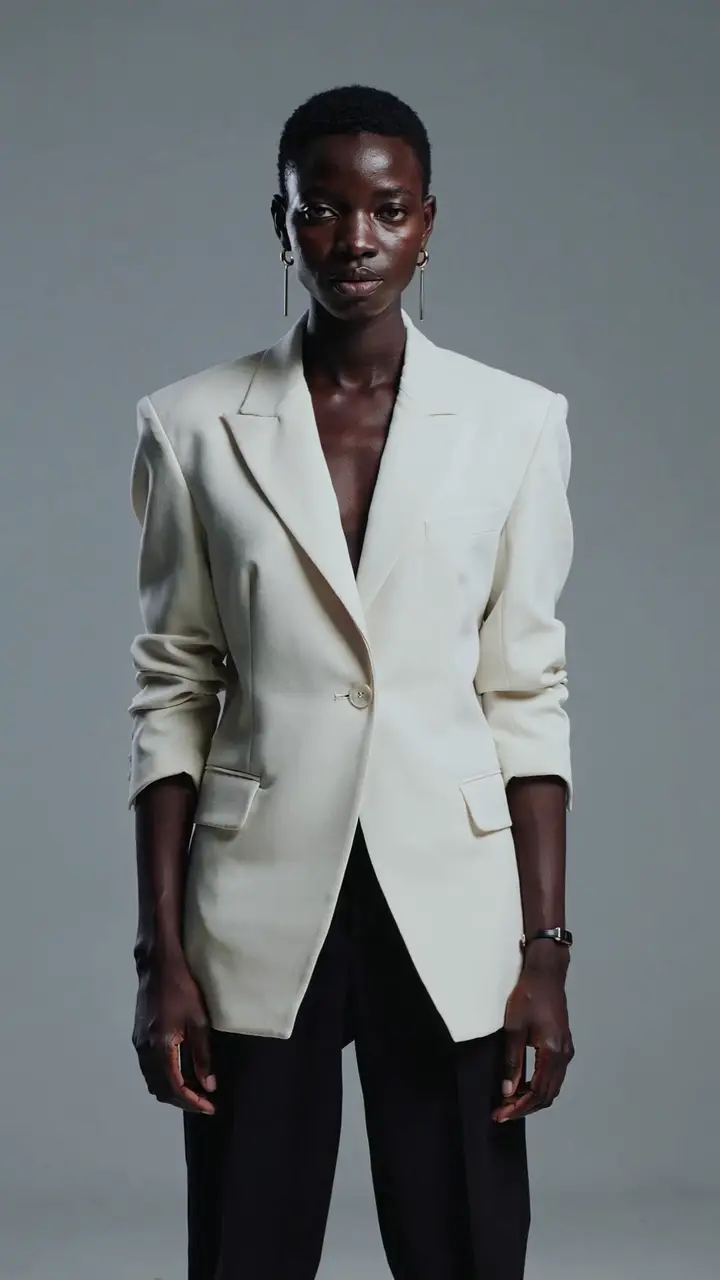A fashion portrait turned into a higher-quality motion teaser with preserved framing in Kling 2.6.