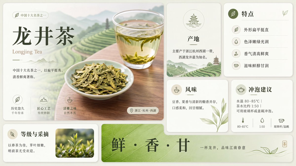 Longjing Tea Infographic