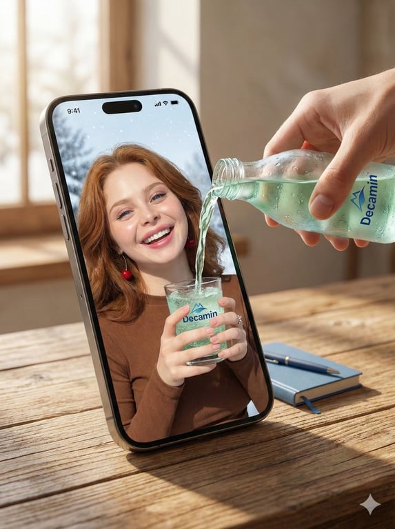 Hyper-realistic Surrealism: Giant iPhone 17 Pro Max with Trans-dimensional Fluid Dynamics