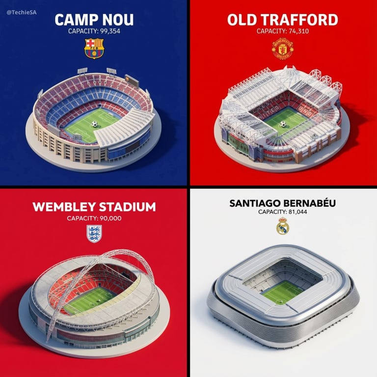 3D Isometric Miniature Stadium Render