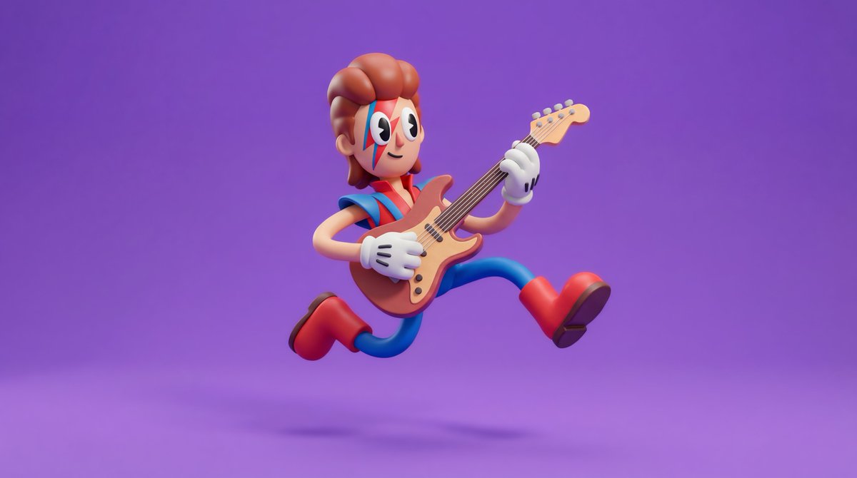Rubberhose 3D Character Render (Nano Banana Pro)