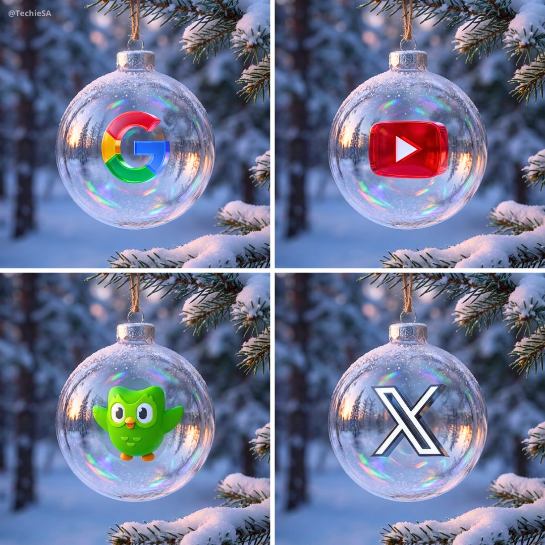 Hyperrealistic CGI Logo Ornament