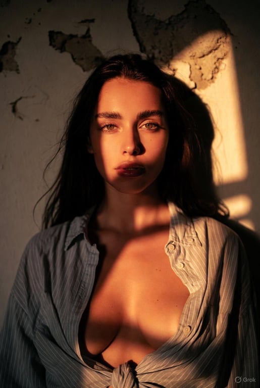 Hyper-Realistic Cinematic Portrait with Volumetric Lighting