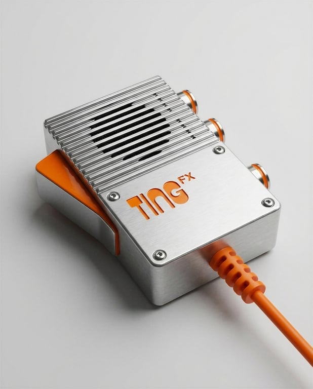 Product Render from Sketch: Aluminium and RAL Orange