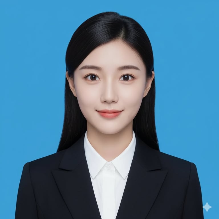 Nano Banana Blue Background ID Photo Prompt