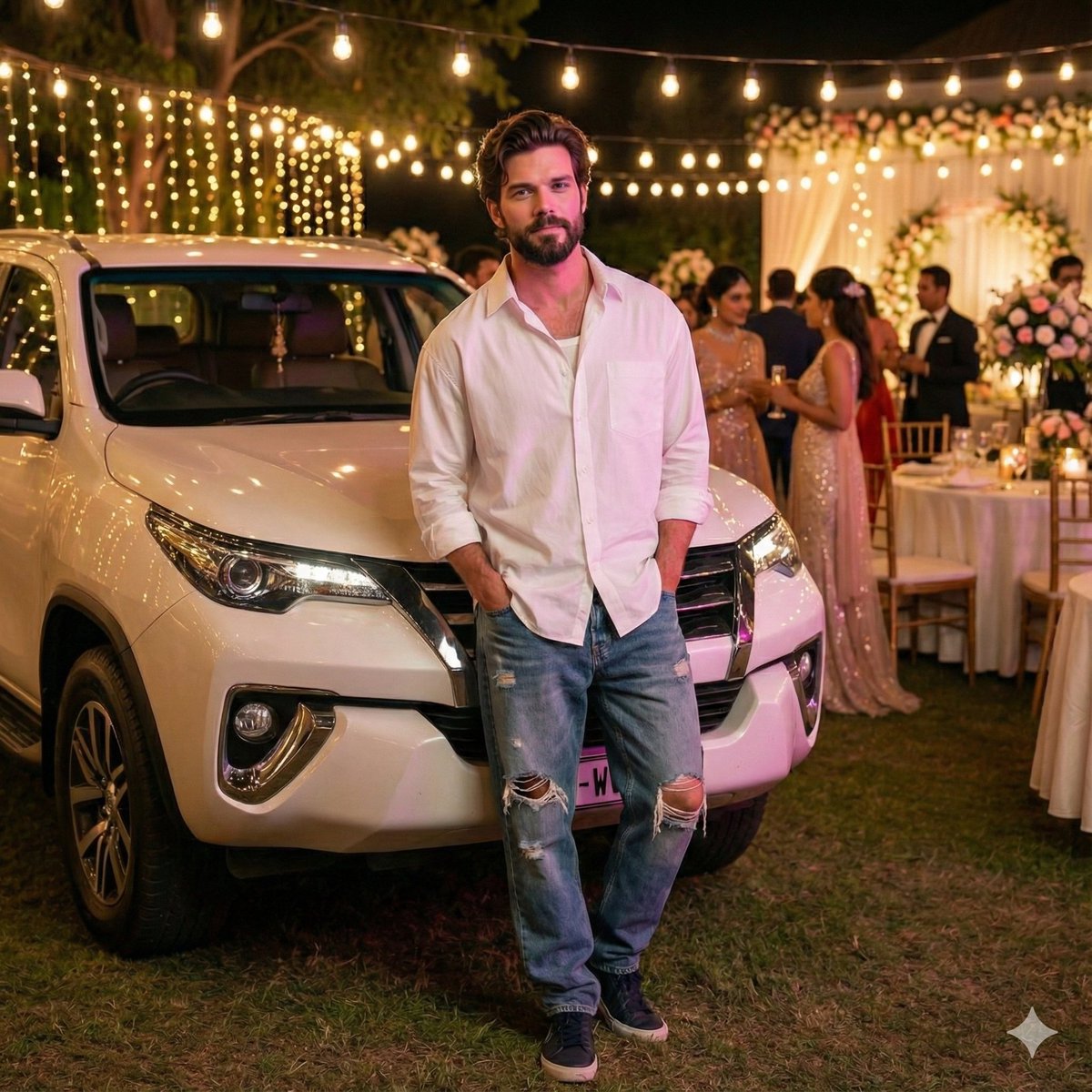 AI-Generated Photo of Toyota Fortuner Wedding Swag