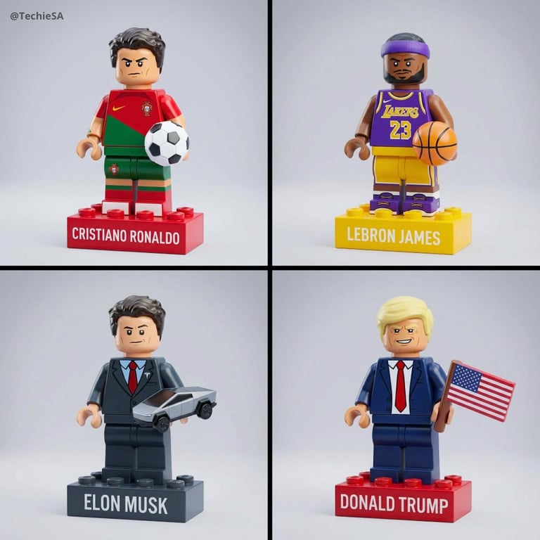 Highly Detailed LEGO-Style 3D Character Generator Prompt