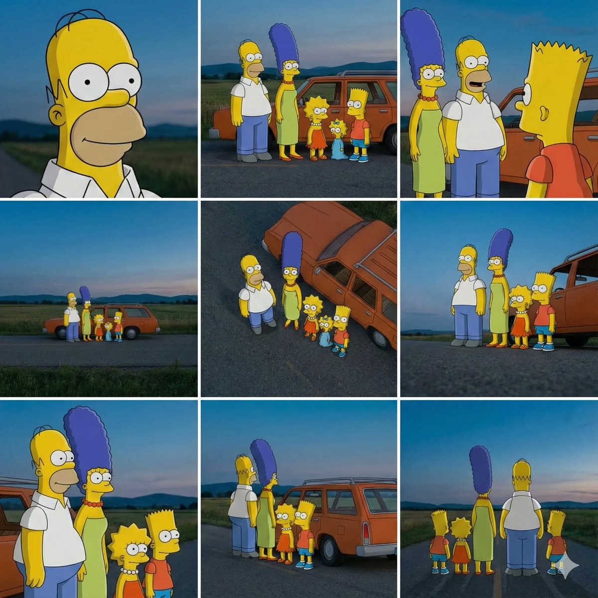 The Simpsons Style Transfer with Nano Banana