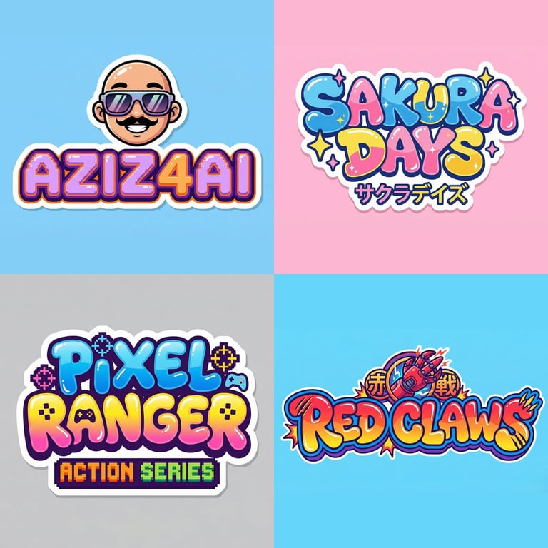 Sticker Pop Logo Generator