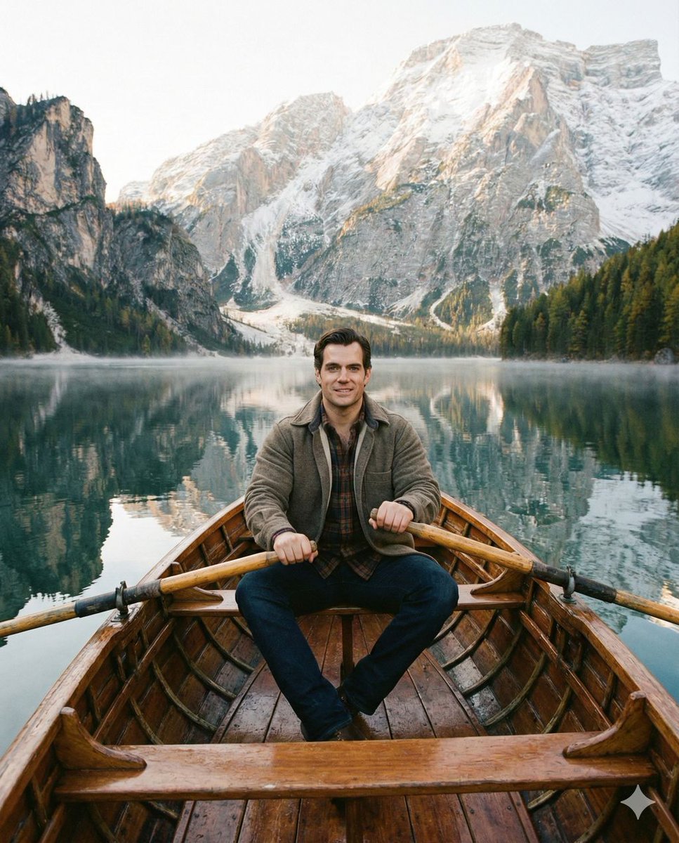 Hyper-Realistic Photo of a Person in a Rowboat on a Lake