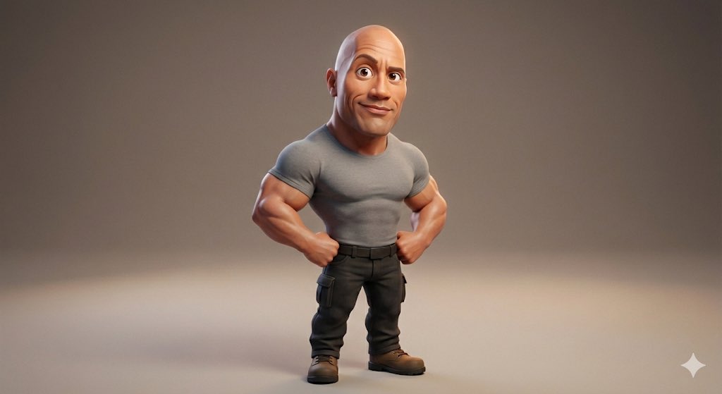 Playful 3D Caricature Portrait
