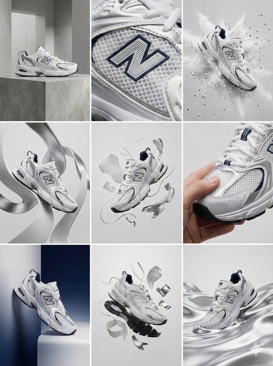 High-End Commercial Product Campaign Grid Prompt