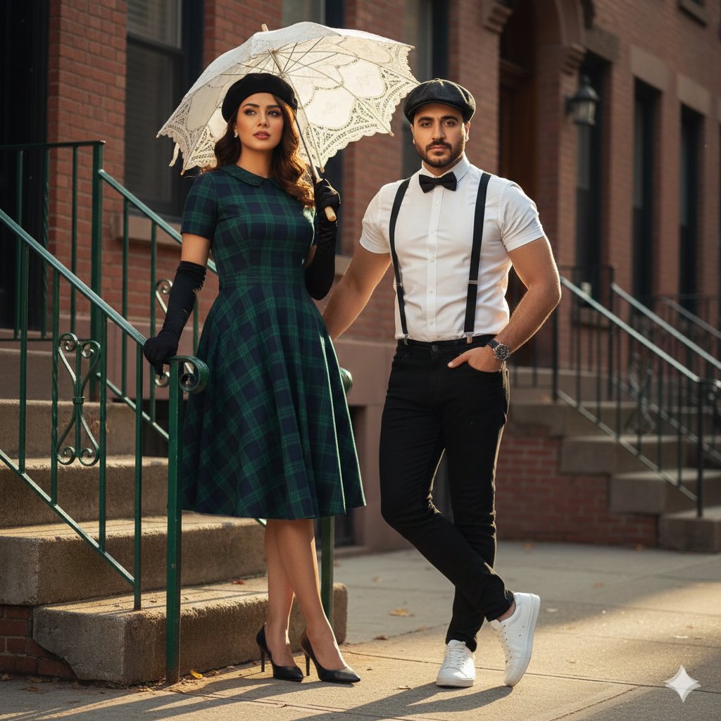Golden Hour Love on Modern Streets