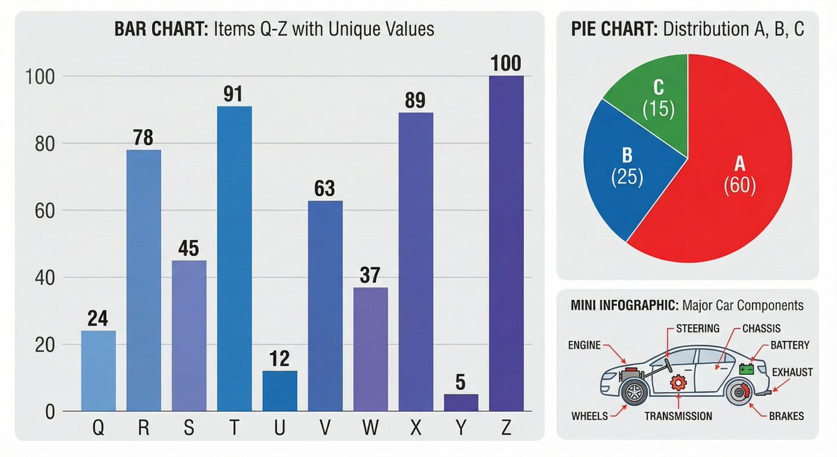 Complex Data Visualization and Infographic Generation