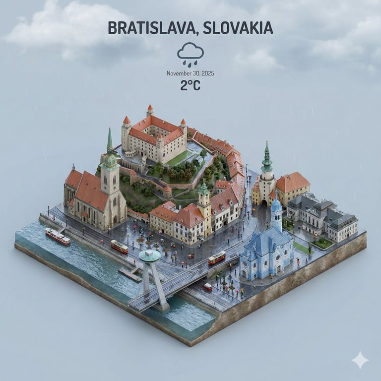 Isometric 3D Cartoon Weather App Scene Prompt (Nano Banana Pro)
