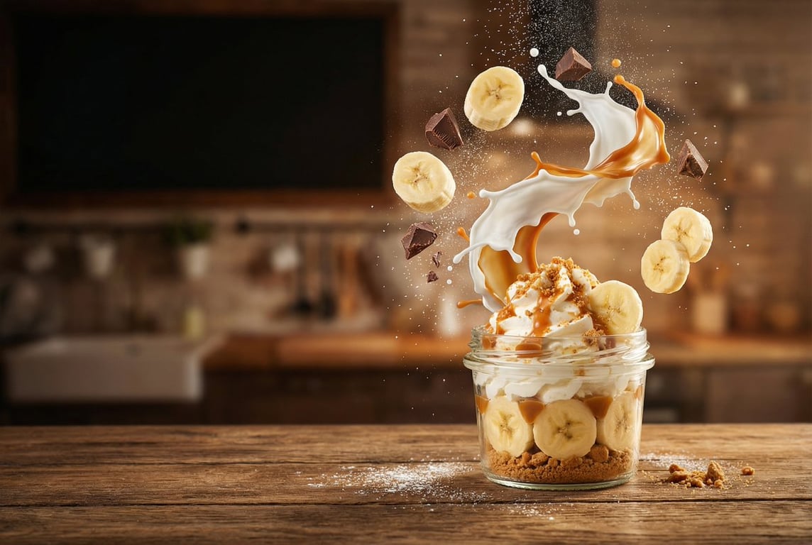 Advertising Food Photography with Floating Elements