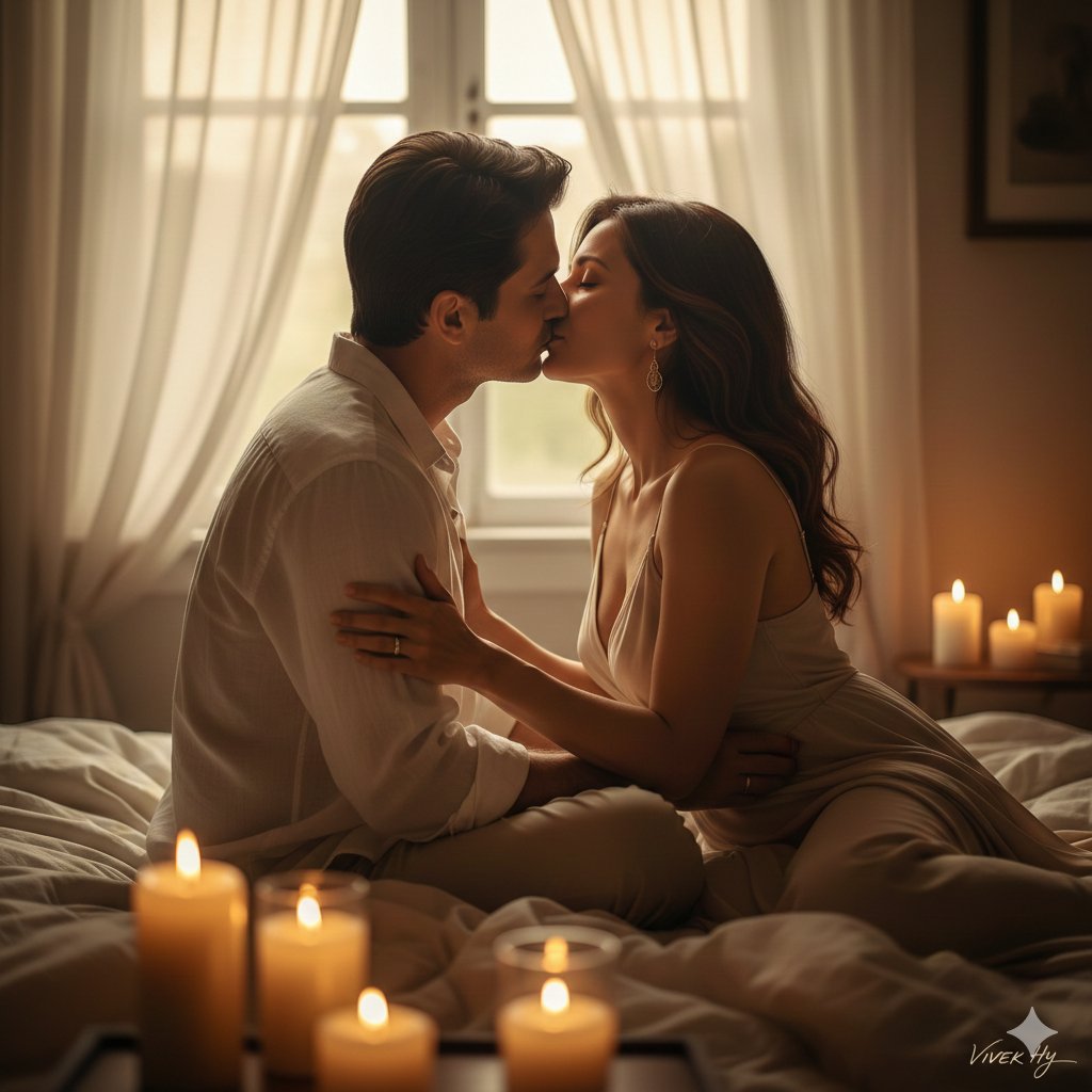 8K Ultra-Realistic Cinematic Portrait of an Intimate Couple