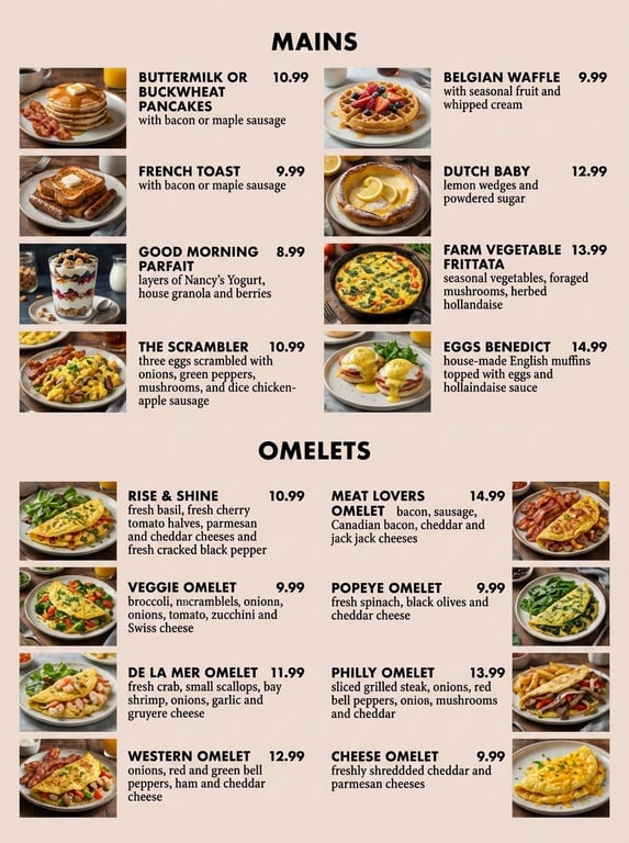 Adding Food Photos to a Menu using AI
