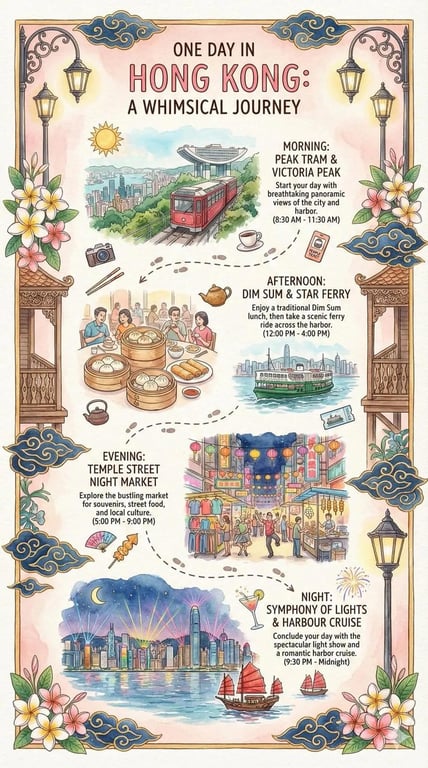 Storybook Watercolor Infographic Map with Indonesian Cultural Elements